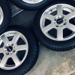 冬タイヤ　ホンダ本田ビート用アルミ付きスタッドレス　1台分の画像