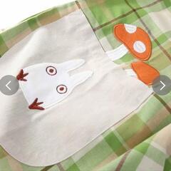 新品　となりのトトロ　割烹着　きのこの画像