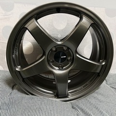 ENKEI エンケイ パフォーマンスライン PF05 18×8.5J PCD114.3 オフセット+45 5穴　5H ガンメタ　マットダークガンメタリック　1本