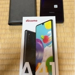 早い者勝ち❤️Galaxy A41 ブラック 64 GB docomo ＋ケース付き