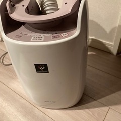 商談中布団乾燥機　空気清浄機　プラズマクラスター