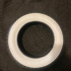 値下げしました未使用　ホワイトリボンタイヤ3.50-10の画像