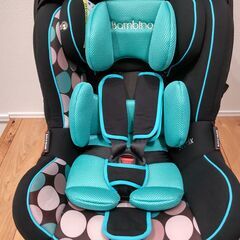【売買成立】日本育児製　ISOFIX用チャイルドシート　バンビーノ 360Fix Airスカンジナビアンドットグリーンの画像