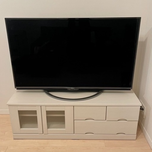 ニトリ　テレビ台　アイボリー