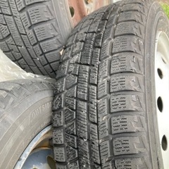 すぐに使えます^ ^ワゴンR用 スタッドレスタイヤYokohama Ice Guard 155 65R 14 3本 スノーの画像