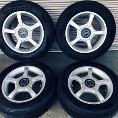 冬タイヤ 195/65R15 プリウス等用マルチアルミ付スタッド...
