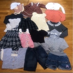 110(100〜130入)女の子 まとめ 大量 セット 半袖 長...
