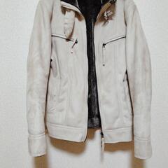 値下げしました❗スエード風中ボアブルゾン
