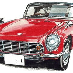 NC-217 ホンダNSX/S800 限定版画 直筆サイン有 額装済 作家 平右ヱ門の画像