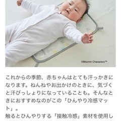 フェイラー　ひんやり冷感マット　ベビーカー　抱っこ紐に　ねんね　お昼寝の画像