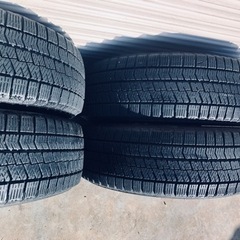 冬タイヤ 195/65R15 パジェロ等SUV用アルミ付きブリヂストン製ブリザック　4本組の画像