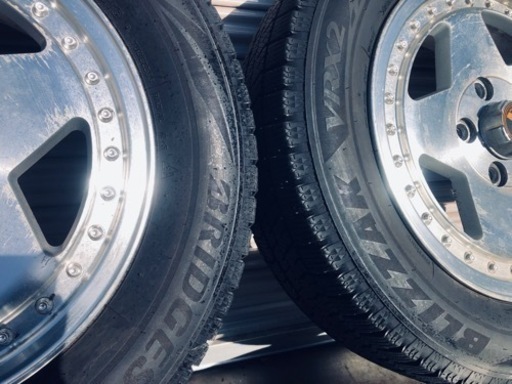 冬タイヤ 195/65R15 パジェロ等SUV用アルミ付きブリヂストン製ブリザック　4本組