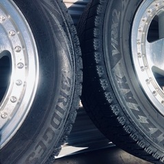 冬タイヤ 195/65R15 パジェロ等SUV用アルミ付きブリヂストン製ブリザック　4本組の画像