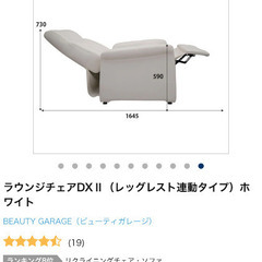 サロン用リクライニングソファ手動の画像