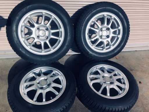 冬タイヤ 175/65R14 軽自動車用アルミ付きスタッドレス