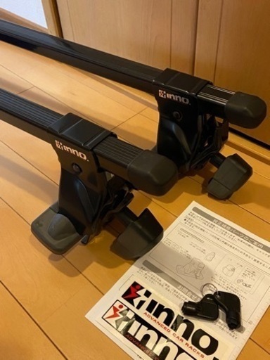 ■カーメイト■ルーフキャリア■inno■ＵＳ取り付けフック（Ｋ４３６) セット　中古
