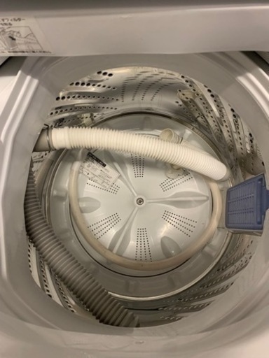 万代店　パナソニック　全自動洗濯機 5.0㎏ NA-F50B12 2019年 ビッグウェーブ洗浄 香りしっかりコース 送風乾燥コース 