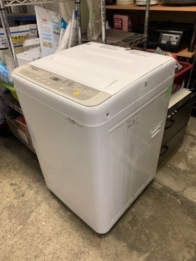 万代店　パナソニック　全自動洗濯機 5.0㎏ NA-F50B12 2019年 ビッグウェーブ洗浄 香りしっかりコース 送風乾燥コース 万代店 パナソニック 全自動洗濯機 5.0㎏ NA-F50B12 2019年 ビッグ