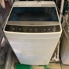 ハイアール☆5.5kg☆全自動洗濯機☆「お急ぎコース」!!☆「しわケア」脱水!!【JW-C55A