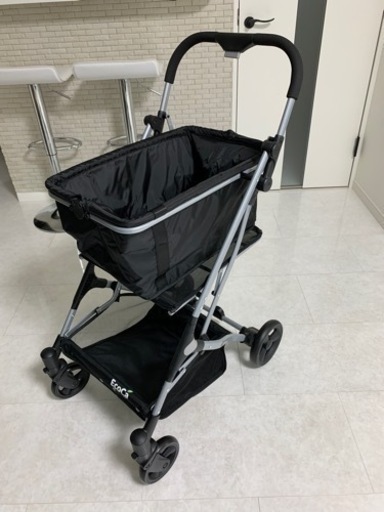 新品未使用　Ecoca エコカ マイカート 折りたたみショッピングカート 保冷バッグ 四輪買い物カート