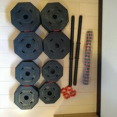 【年内受渡希望】Wout 8角セメントダンベル 20kg✕2