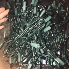 長さ15mの防水イルミネーション★クリスマスにピッタリ★美品★綺麗な電飾★動画ありライトのパターン多数★の画像