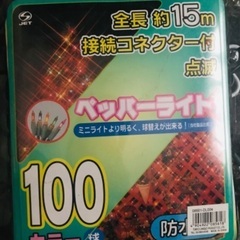 長さ15mの防水イルミネーション★クリスマスにピッタリ★美品★綺麗な電飾★動画ありライトのパターン多数★の画像