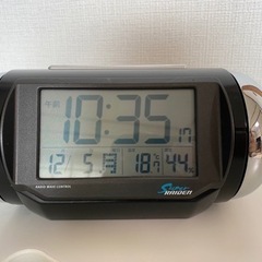 セイコークロック NR523K スーパーライデン 大音量電波目覚し時計