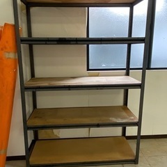 【商談中】ラック　スチール製　　※汚れありの画像