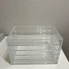無印良品アクリルケース5段　収納・引き出し