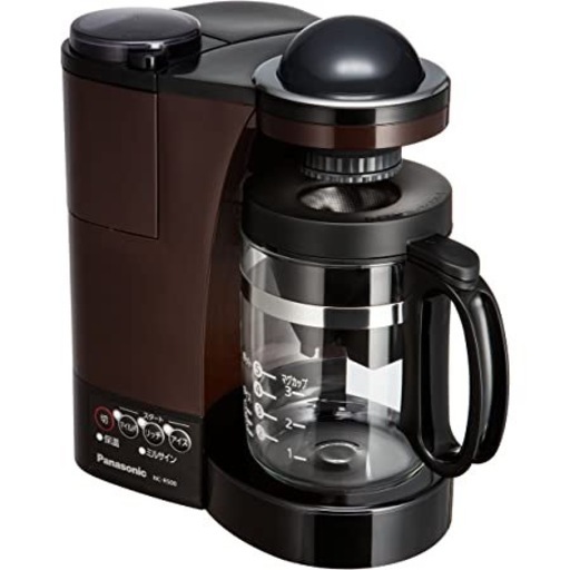 パナソニック コーヒーメーカー ミル付き ステンレスフィルター付き 浄水機能 ブラウン NC-R500-T