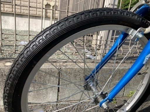 (美品)CAPTAIN STAG折りたたみ自転車(青)