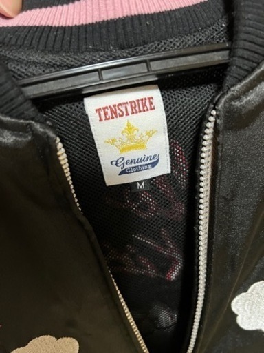 TENSTRIKE ハローキティ 飛行機刺繍スカジャン　サンリオ