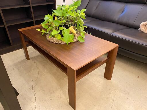 宇都宮でオシャレな家具を探すなら『オトワリバース！』センターテーブル リビングテーブル ブラウン リビング家具 中古品