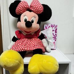 ミニーマウスのぬいぐるみ　全長68cm 座高40cmの画像