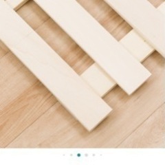 ニトリ　すのこシングルベッド（ソルバ4マットレス用）の画像