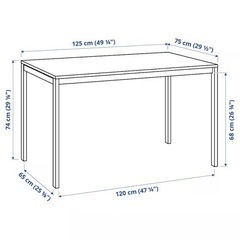 イケアIKEA MELLTORP メルトルプ　テーブルの画像