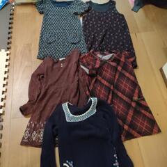 レディース秋冬向けワンピース5着セット