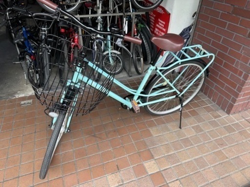 26インチ　ledオートライト付き　水色