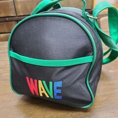 【リサイクルショップどりーむ天保山店】●5622●　ボーリングボール　マイボール　ブラック　約１４ポンド　WAVEケース付き♪の画像