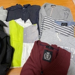 メンズ服 9点まとめ売り コート、シャツ、カーディガンの画像