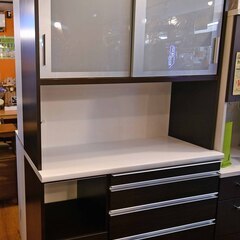 ●近郊格安配送(*\'ω\'*)●大川家具　松田家具●キッチンボード　Nクラッチ　中古品●相模原　横浜　神奈川●食器棚●　