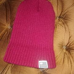 ニット帽エンジカラー美品の画像