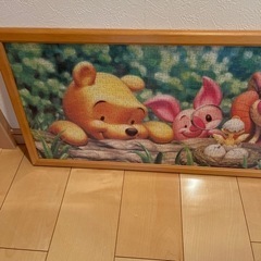 🍀プーさん ピグレット ティガー イーヨー 絵画 パズル完成品の画像