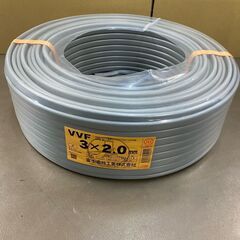 ★ツールオフ横浜店★【未使用品】VVFケーブル 3×2.0mm 100m巻！　※メーカー:富士、住電、矢崎、協和など
