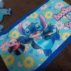 新品美品　スティッチ　バスタオル　ぬいぐるみ　ストラップ　3点セットの画像