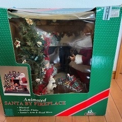 【最終値下げです！！】クリスマス飾り　サンタクロース動く置物の画像