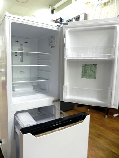 Hisense 2ドア 冷蔵庫 150L 2020年製 ハイセンス HR-D15C ホワイト/白 シンプル コンパクト 小さめ 一人暮らし 100Lクラス 百Lクラス 札幌市 厚別区