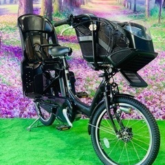 ❹ 4517子供乗せ電動自転車ブリヂストン3人乗り新品20インチ...