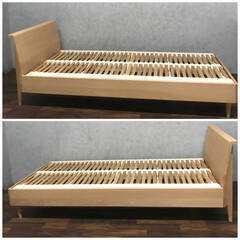 飛騨産業 HIDA 月光 セミダブルベッドフレーム 飛騨産業 HIDA 月光 セミダブル SD 10年保証付 ベッドフレーム